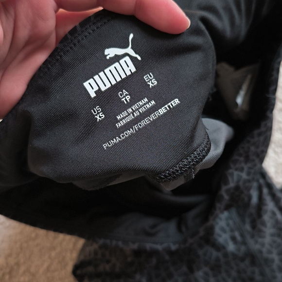 Puma Black Animal Print Leggings - Picture 4 of 4